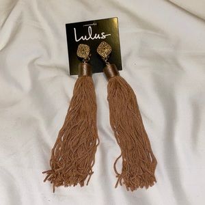 Lulu’s fringe tassel earrings